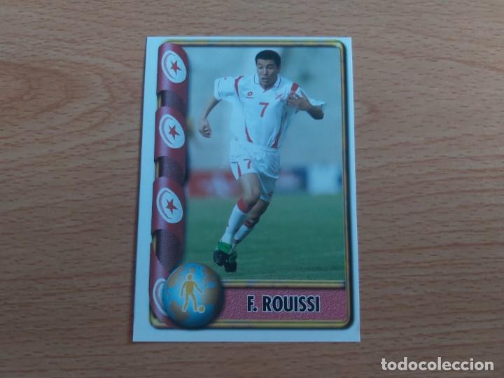 Cromos de F&uacute;tbol: CROMO FUTBOL MUNDIAL FRANCIA 98 EDITORIAL EDICIONES ESTADIO 486.ROUISSI-TUNEZ-NUNCA PEGADO