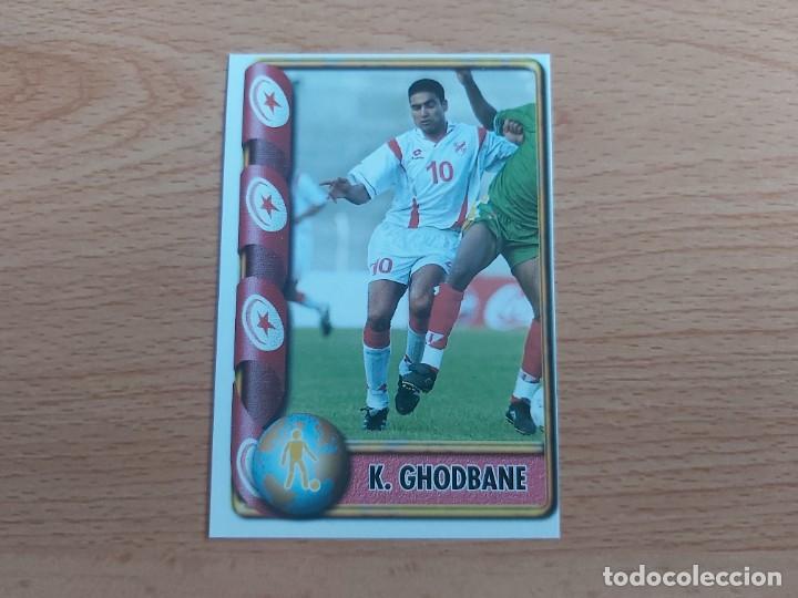 Cromos de F&uacute;tbol: CROMO FUTBOL MUNDIAL FRANCIA 98 EDITORIAL EDICIONES ESTADIO 487.GHODBANE-TUNEZ-NUNCA PEGADO