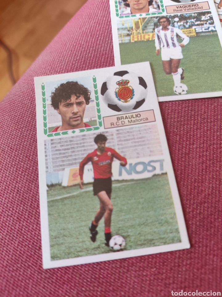Fu&szlig;ball-Sticker: Braulio Mallorca este 1984 1983 83 84 despegado
