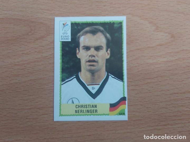 Football Stickers: CROMO FUTBOL EURO 2000 EDITORIAL PANINI 16.NERLINGER-ALEMANIA-NUNCA PEGADO