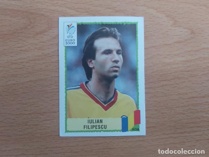 Fu&szlig;ball-Sticker: CROMO FUTBOL EURO 2000 EDITORIAL PANINI 34.FILIPESCU-RUMANIA-NUNCA PEGADO