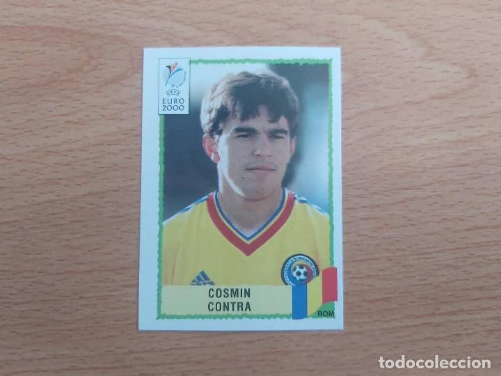 Football Stickers: CROMO FUTBOL EURO 2000 EDITORIAL PANINI 35.CONTRA-RUMANIA-NUNCA PEGADO