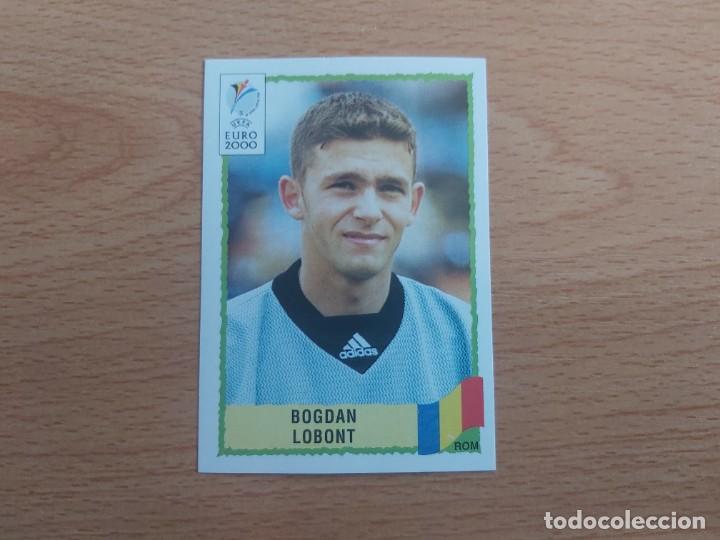 Football Stickers: CROMO FUTBOL EURO 2000 EDITORIAL PANINI 48.LOBONT-RUMANIA-NUNCA PEGADO