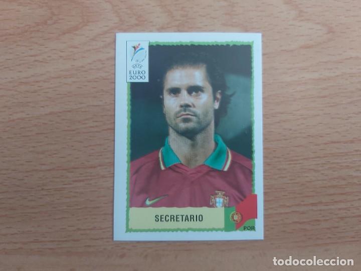 Football Stickers: CROMO FUTBOL EURO 2000 EDITORIAL PANINI 58.SECRETARIO-PORTUGAL-NUNCA PEGADO