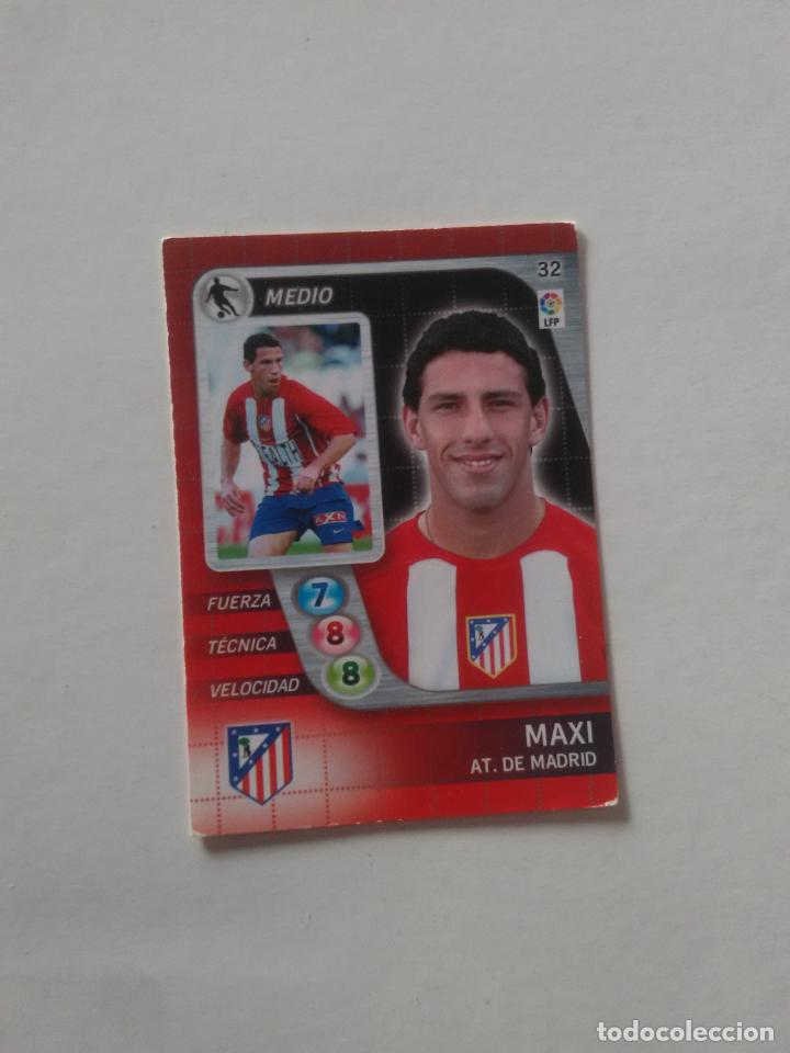 Cromos de Futebol: 32 MAXI ATL&Eacute;TICO DE MADRID CROMO TARJETA LIGA FUTBOL DERBY TOTAL 2005-2006 05-06 PANINI