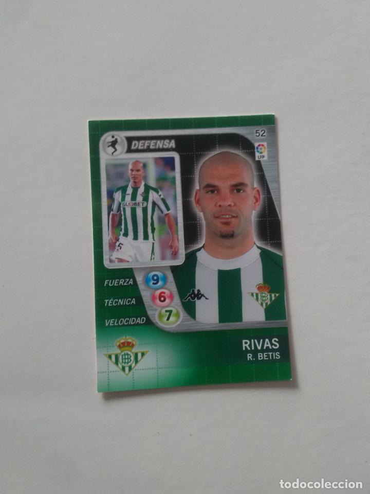 Fu&szlig;ball-Sticker: 52 RIVAS BETIS CROMO TARJETA LIGA FUTBOL DERBY TOTAL 2005-2006 05-06 PANINI
