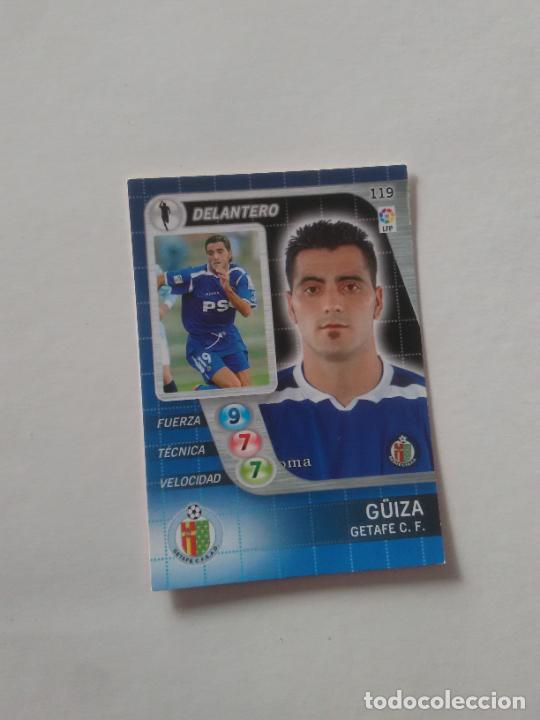 Cromos de f&uacute;tbol: 119 G&Uuml;IZA GETAFE CROMO TARJETA LIGA FUTBOL DERBY TOTAL 2005-2006 05-06 PANINI