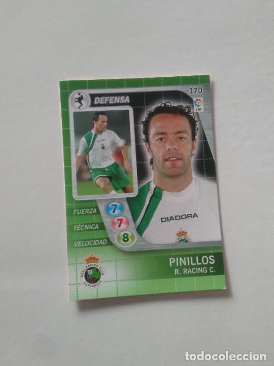 Fu&szlig;ball-Sticker: 170 PINILLOS RACING DE SANTANDER CROMO TARJETA LIGA FUTBOL DERBY TOTAL 2005-2006 05-06 PANINI