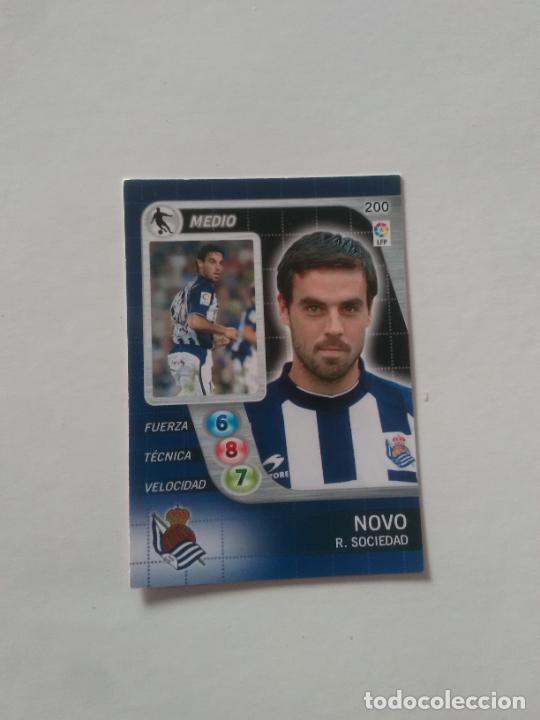 Cromos de f&uacute;tbol: 200 NOVO REAL SOCIEDAD CROMO TARJETA LIGA FUTBOL DERBY TOTAL 2005-2006 05-06 PANINI