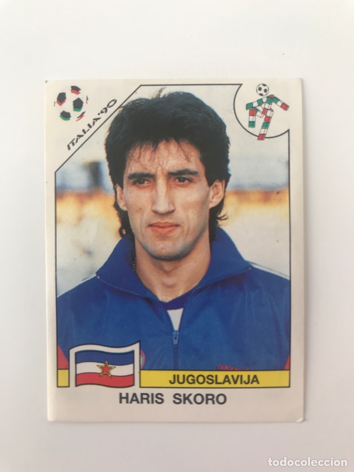 Cromos de F&uacute;tbol: Cromo panini mundial Italia 90 n&uacute;mero 285 Skoro - Sticker album world cup Italy 1990