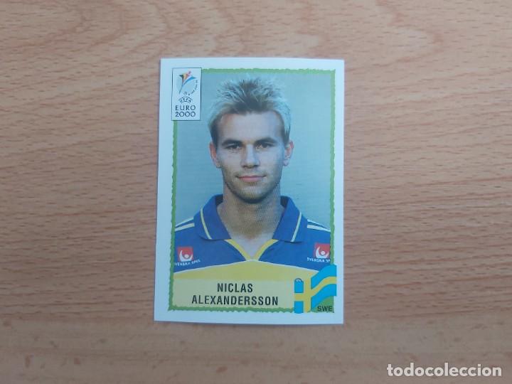 Football Stickers: CROMO FUTBOL EURO 2000 EDITORIAL PANINI 128.ALEXANDERSSON-SUECIA-NUNCA PEGADO