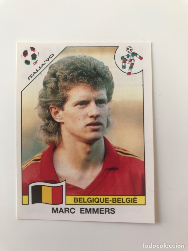 Cromos de F&uacute;tbol: Cromo panini mundial Italia 90 n&uacute;mero 336 Emmers - Sticker album World cup Italy 1990