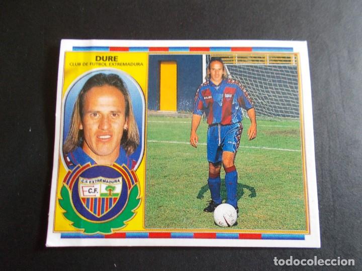 Cromos de f&uacute;tbol: DURE EXTREMADURA ESTE 96-97 COLOCA VENTANILLA CON TODA LA TRASERA - Foto 1