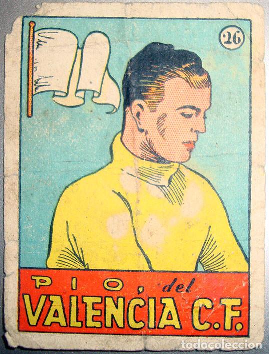 Football Stickers: ALBUM LOS ASES DEL FUTBOL CROMOS CULTURA DE BRUGUERA A&Ntilde;OS 40 N&ordm; 26 PIO VALENCIA (SIN PEGAR)