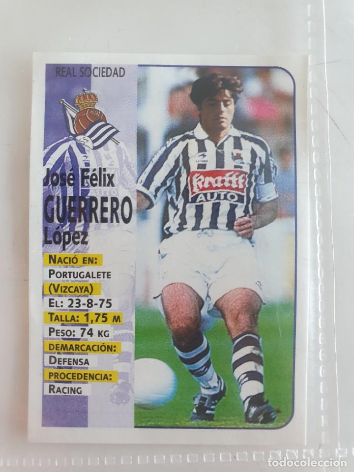 Figurine di Calcio: F&uacute;tbol liga 1998 1999 98 99 panini sport cromo n&ordm; 56 GUERRERO REAL SOCIEDAD. VENTANILLA