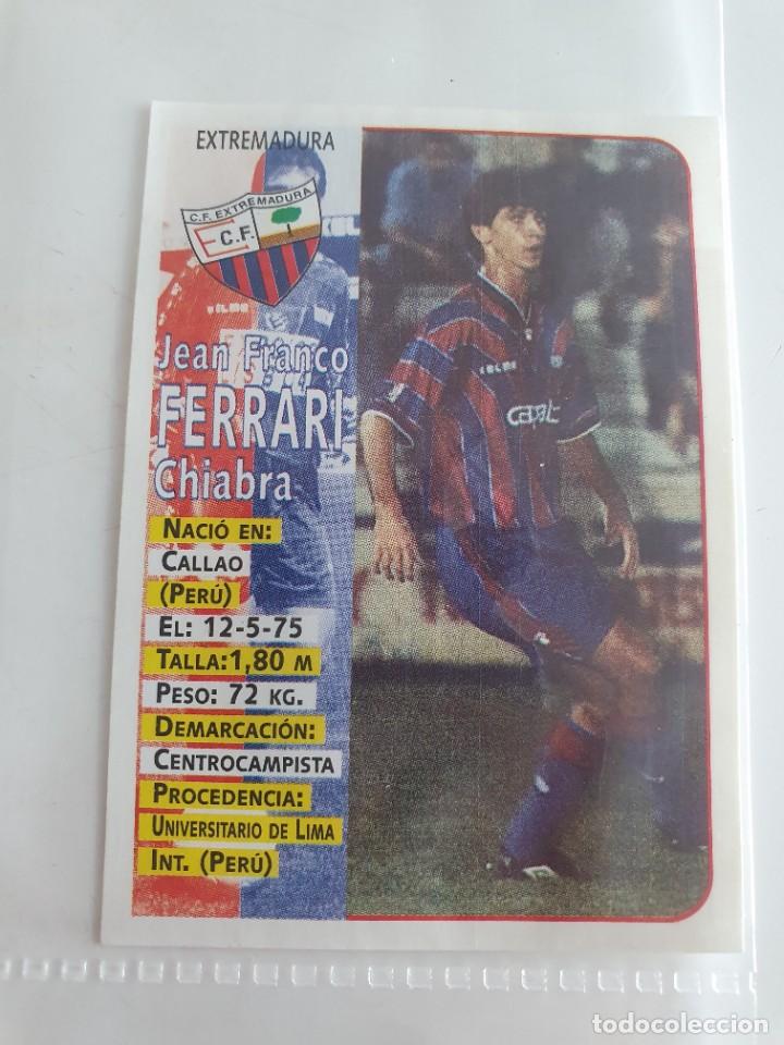 Fu&szlig;ball-Sticker: F&uacute;tbol LIGA 1998 1999 98 99 CROMOS FUTBOL PANINI N&ordm;342a FERRARI(COLOCA) EXTREMADURA. VENTANILLA.