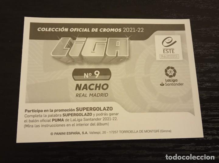 Cromos de f&uacute;tbol: -ESTE 21-22 : NACHO ( REAL MADRID ) - Foto 2