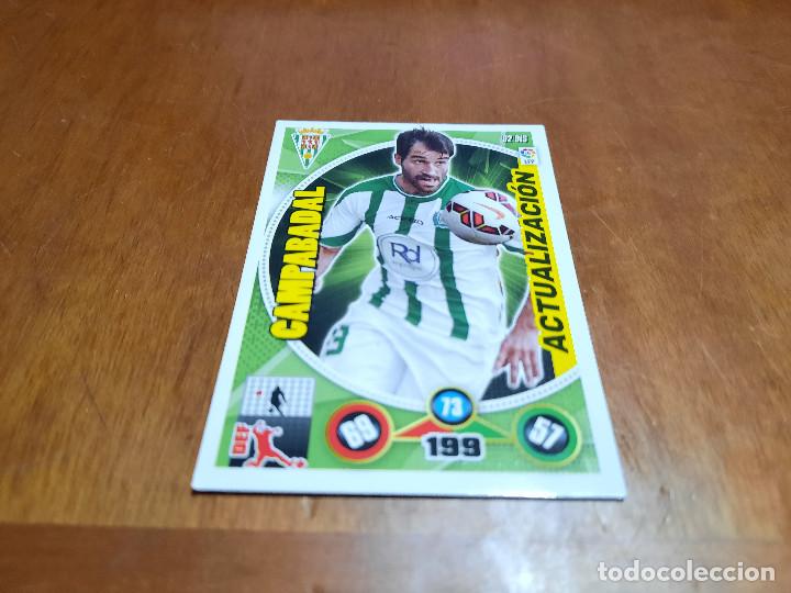 Cromos de Futebol: CAMPARADAL 92 BIS. ACTUALIZACI&Oacute;N ADRENALYN XL. 2014-15. BUEN ESTADO. PANINI. CARTA CROMO