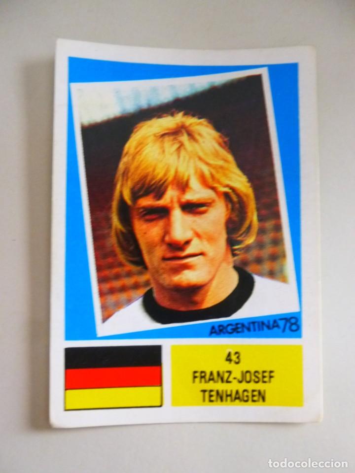 Fu&szlig;ball-Sticker: ARGENTINA 78 Campeonato Mundial de F&uacute;tbol Ed FHER N&ordm; 4Franz- Joseph Tenhagen Alemania