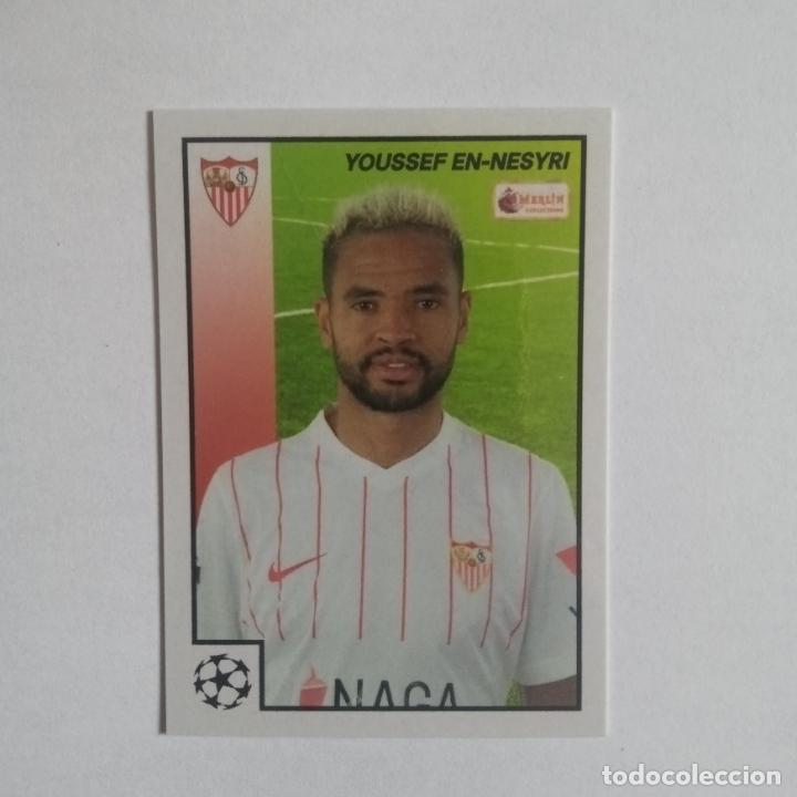 Cromos de f&uacute;tbol: Youssef En-Nesyri Sevilla FC Merlin 97 Heritage Topps Champions League 2021 2022
