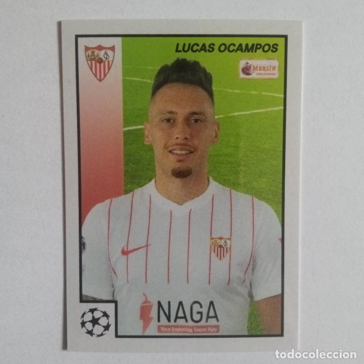Cromos de f&uacute;tbol: Ocampos Sevilla FC Merlin 97 Heritage Topps Champions League 2021 2022