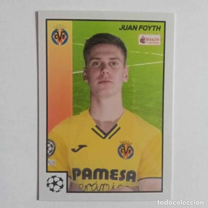 Cromos de f&uacute;tbol: Juan Foith Villarreal CF Merlin 97 Heritage Topps Champions League 2021 2022