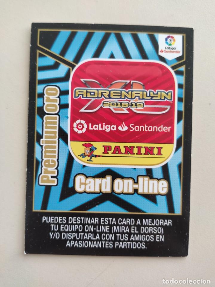 Cromos de f&uacute;tbol: Card on-line, Premium Oro, Panini Adrenalyn XL 2018 2019 18 19