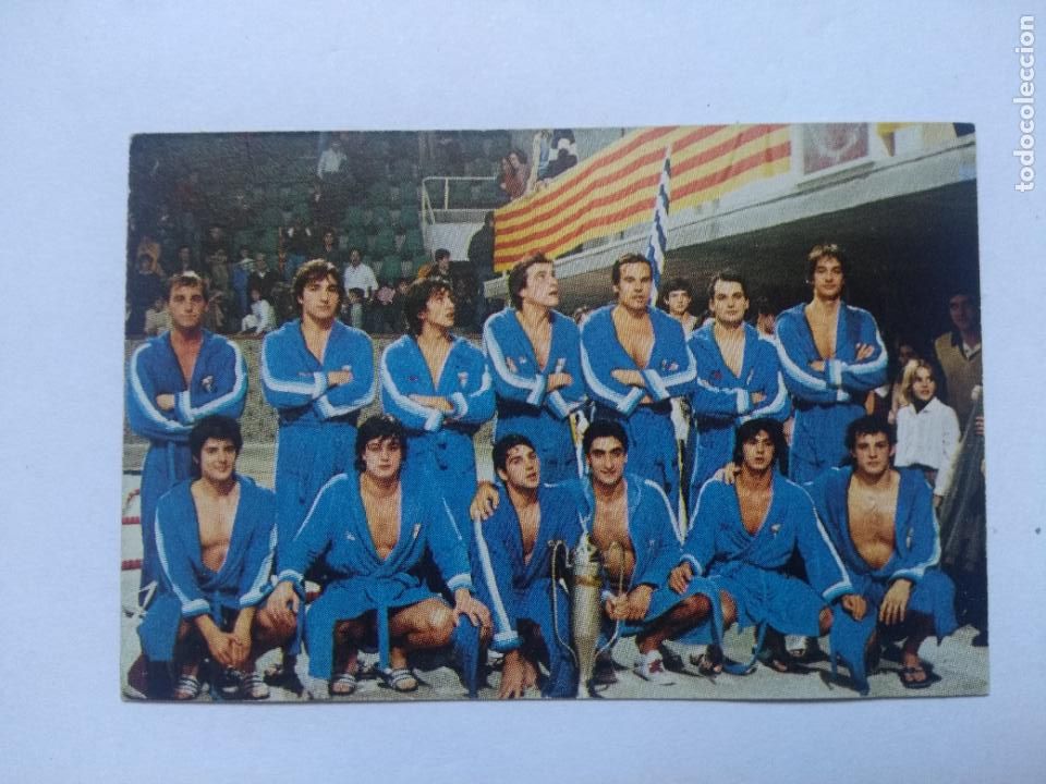 Cromos de F&uacute;tbol: CATALUNYA PORTA DEL MUNDIAL 82 N&ordm; 17 WATERPOLO CLUB NATACIO BARCELONA DESPEGADO