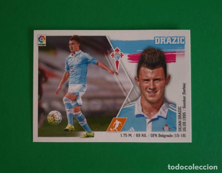 Cromos de f&uacute;tbol: 21 DRAZIC - CELTA - EDICIONES ESTE 2015-16 - 15/16 (NUEVO) - Foto 1