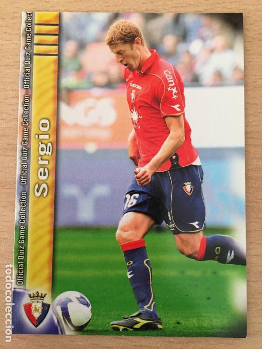 Cromos de f&uacute;tbol: 2009-2010 - 390 SERGIO - CA OSASUNA - MUNDICROMO - Foto 1