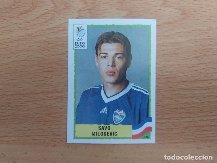 Football Stickers: CROMO FUTBOL EURO 2000 EDITORIAL PANINI 230.MILOSEVIC-YUGOSLAVIA-NUNCA PEGADO