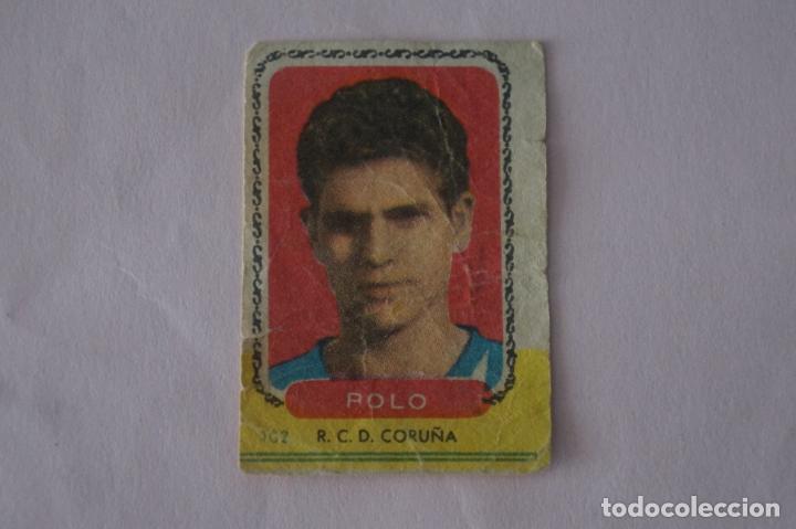 Football Stickers: CROMO DE FUTBOL POLO DEL DEPORTIVO LA CORU&Ntilde;A DESPEGADO N&ordm; 102 ALBUM CABEZA ROJA LIGA 1955-1956/55-56