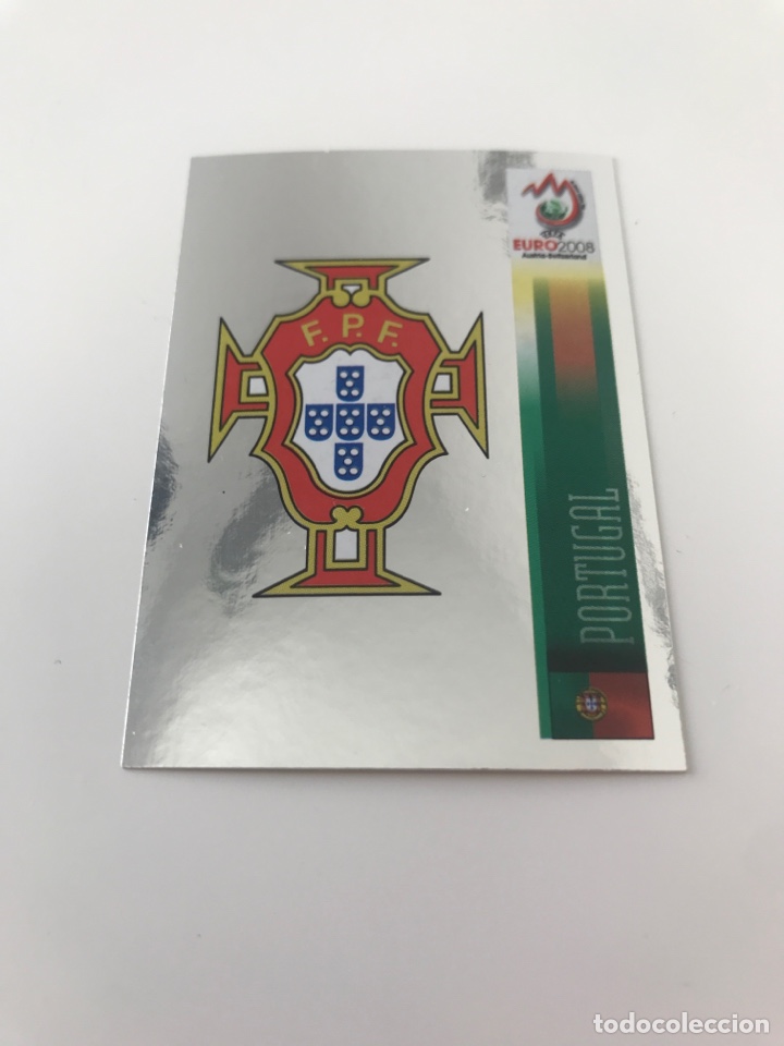 Cartes &agrave; collectionner de Football: Cromo panini euro 2008 n&uacute;mero 103 Portugal - Stickers album Eurocup Austria Suiza badge escudo