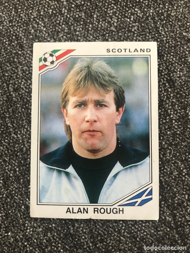 Cromos de f&uacute;tbol: Cromo panini mundial Mexico 86 n&uacute;mero 345 Rough - Stickers album world cup 1986