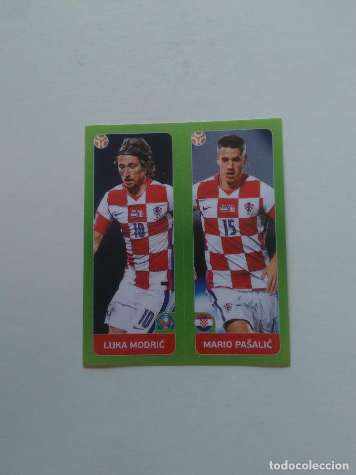 Cromos de F&uacute;tbol: 371 MODRIC PASALIC CROACIA TOURNAMENT EDITION CROMO FUTBOL PANINI EUROCOPA 2020 2021 EURO 20