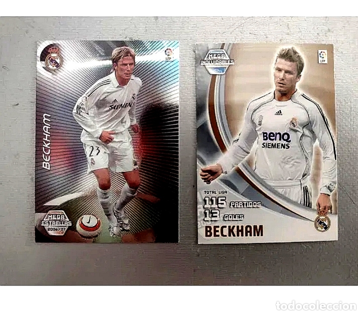 Cromos de f&uacute;tbol: DAVID BECKHAM INOLVIDABLE MGK PANINI - Foto 1