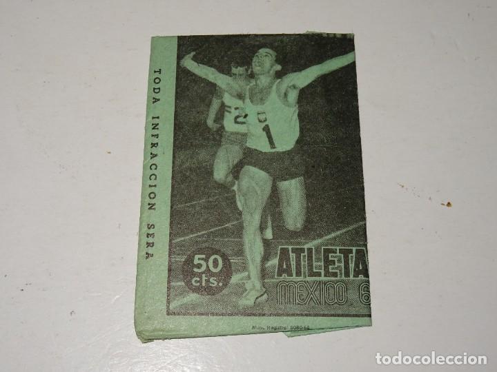 Cartes &agrave; collectionner de Football: SOBRE DE CROMOS DE FUTBOL SIN ABRIR - ATLETAS MEXICO 68 - FHER, BUEN ESTADO
