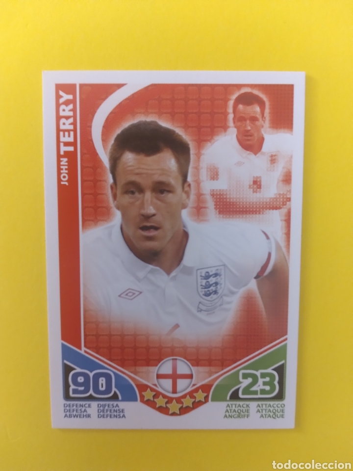Cromos de f&uacute;tbol: John Terry Topps Match Attax 2010 - Foto 2
