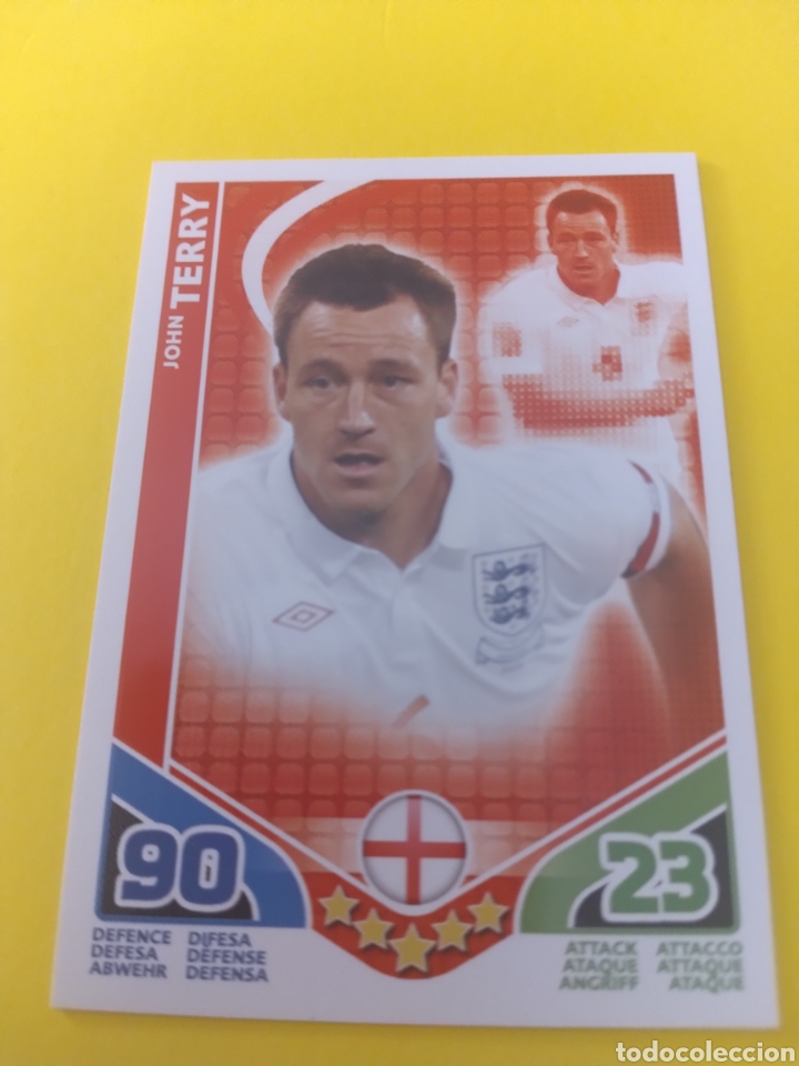 Cromos de f&uacute;tbol: John Terry Topps Match Attax 2010 - Foto 1