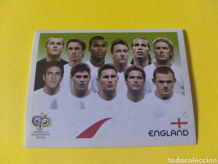 Football Stickers: Alineaci&oacute;n Inglaterra Germany 2006 Panini