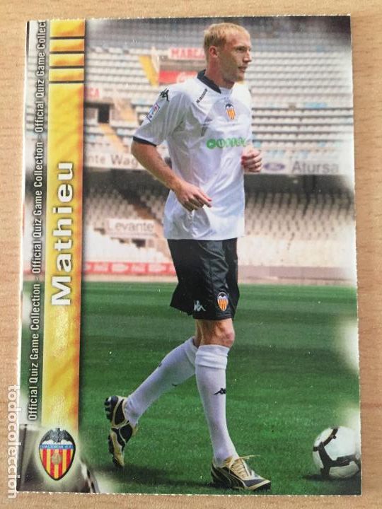Cromos de f&uacute;tbol: 2009-2010 - 653 MATHIEU - VALENCIA CF - MUNDICROMO - Foto 1