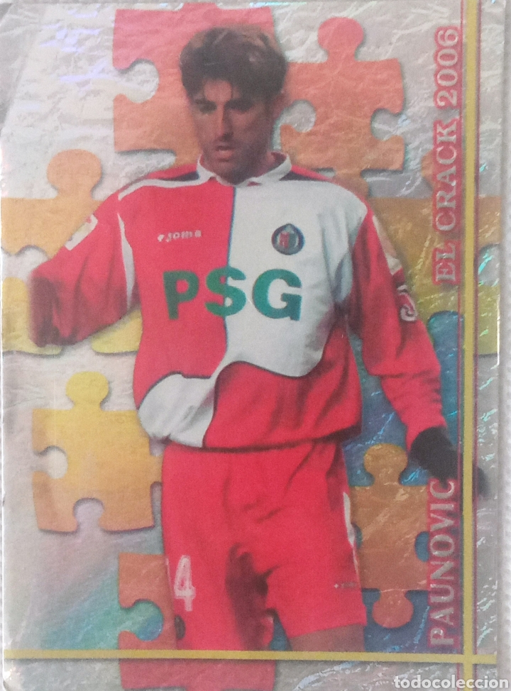 Figurine di Calcio: Espa&ntilde;a cromos f&uacute;tbol PAUNOVIC #241 GETAFE EL CRACK 2006 FICHA LIGA 2006/07 MUNDOCROMO