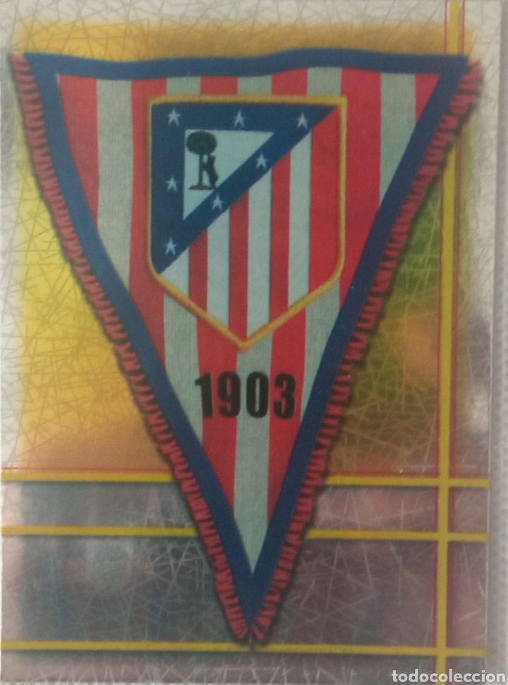 Fu&szlig;ball-Sticker: Espa&ntilde;a cromos f&uacute;tbol BANDER&Iacute;N #244 AT. MADRID FICHA LIGA 2006 MUNDICROMO