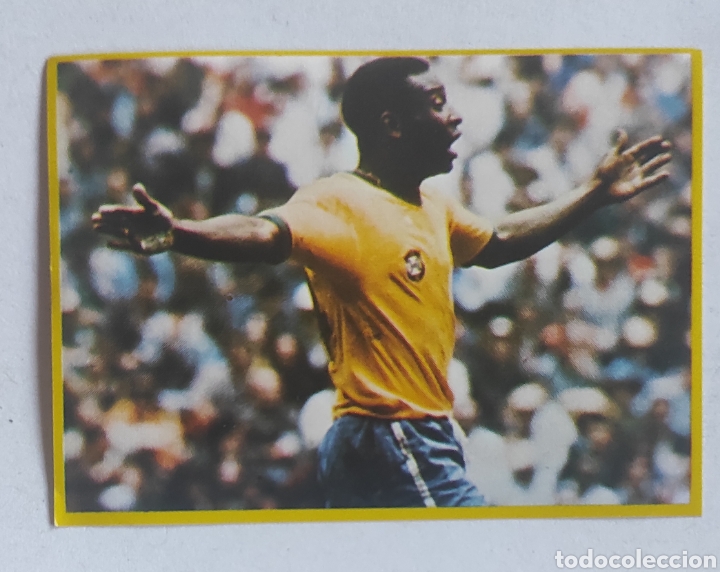 Cromos de F&uacute;tbol: Futbol en acci&oacute;n de Danone cromo 34 Pele