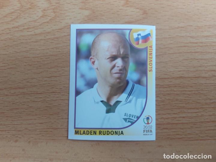 Cartes &agrave; collectionner de Football: CROMO FUTBOL MUNDIAL 2002 EDITORIAL PANINI 130.RUDONJA-ESLOVENIA-NUNCA PEGADO-TRASERA EN NEGRO