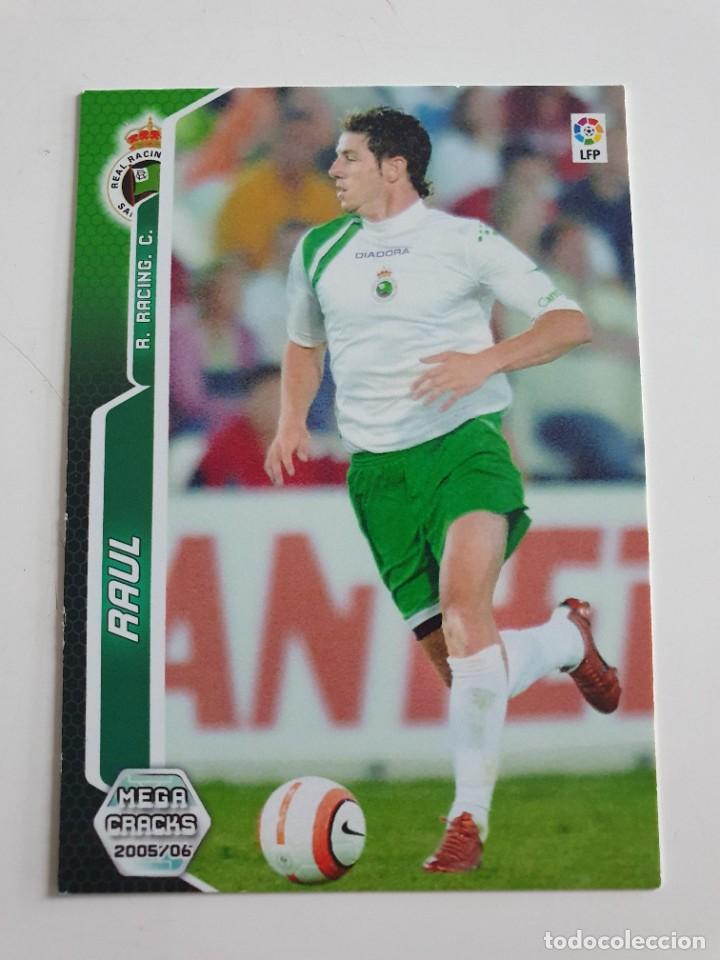 Football Stickers: MEGACRACKS 2005 2006 05 06 PANINI RAUL N&ordm; 265 BIS RACING SANTANDER CROMO LIGA F&Uacute;TBOL MGK