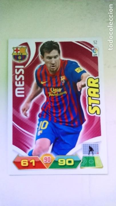 Cromos de f&uacute;tbol: messi star 11 12, barcelona - Foto 1