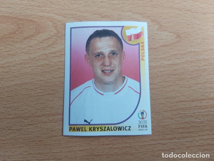 Football Stickers: CROMO FUTBOL MUNDIAL 2002 EDITORIAL PANINI 274.KRYSZALOWICZ-POLONIA-NUNCA PEGADO-TRASERA EN NEGRO