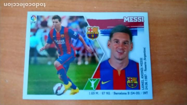 Cromos de f&uacute;tbol: messi 2015 16 barcelona - Foto 1