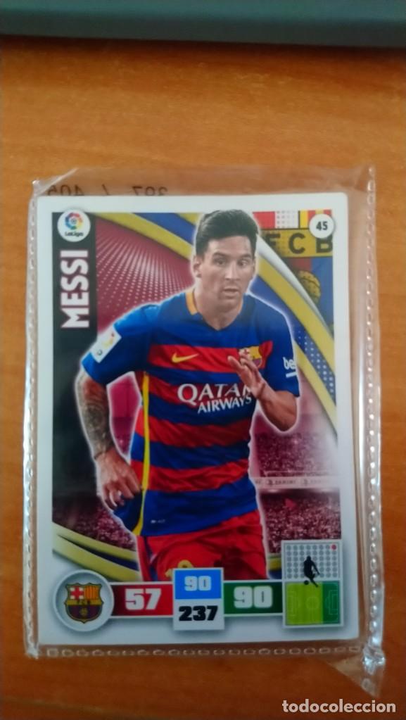 Cromos de f&uacute;tbol: messi 15 16, adrenalyn - Foto 1